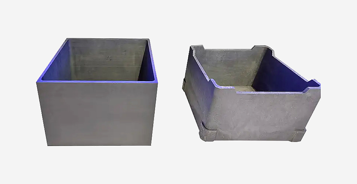 Graphite saggars for lithium battery industry